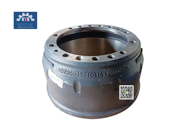 DZ9500940016 制動鼓 Brake drum SHACMAN  HANDE HDZ237  轉(zhuǎn)向驅(qū)動橋 HD9t  Steering drive axle  重量：47kg